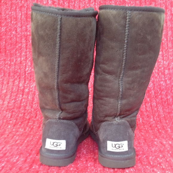 UGG Classic Tall II Boots Sheepskin Leather 6W - Picture 3 of 10